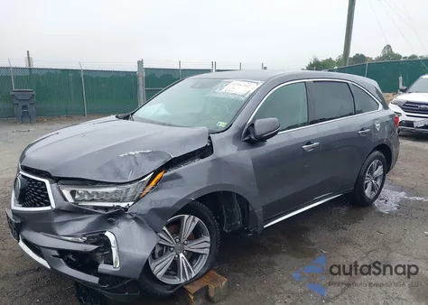 2020 Acura Mdx Standard z USA, uszkodzony, nr VIN 5J8YD4H35LL001176